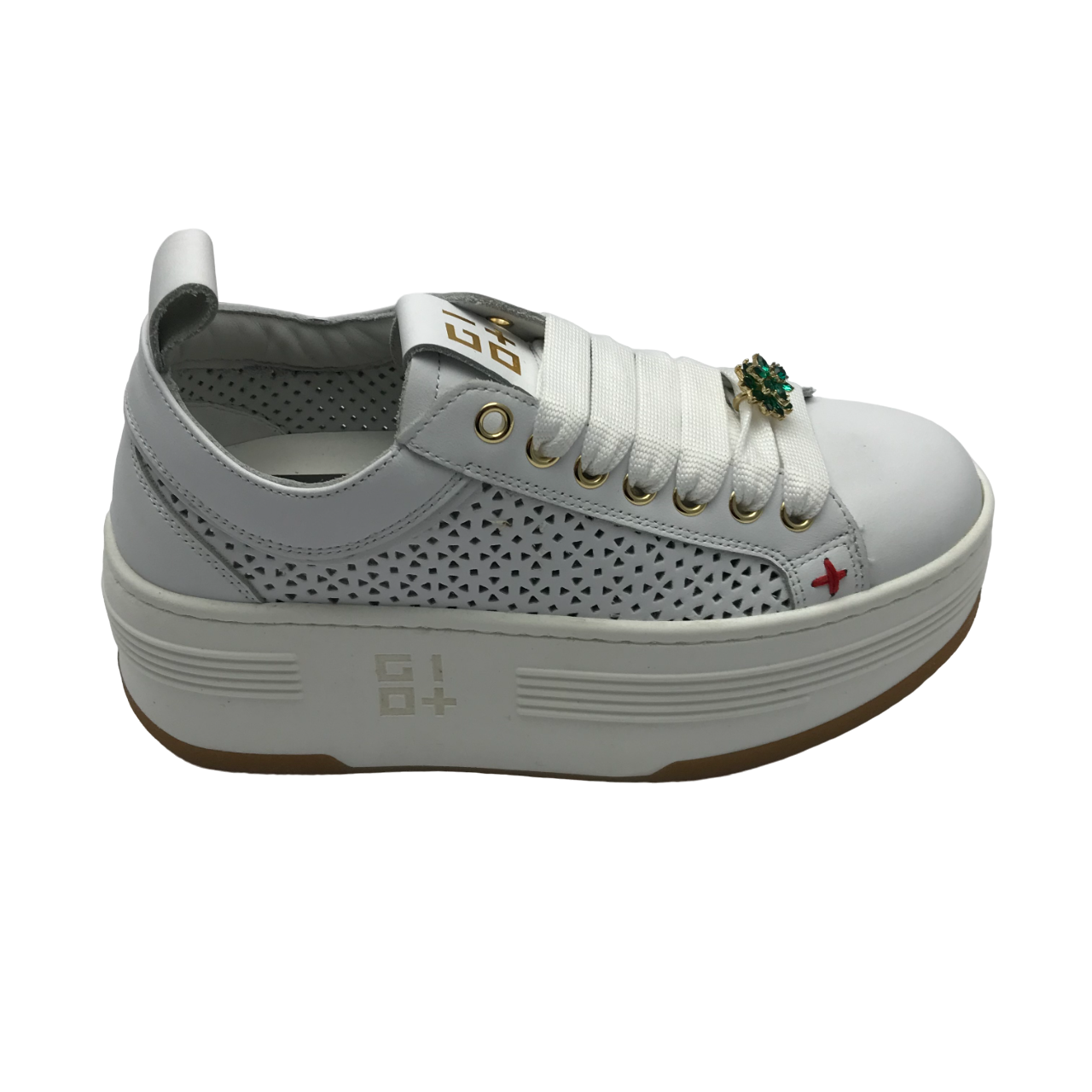 Acquista Cavigliera da donna Proton in taglio Rotondo 0.03 Carati , Oro Bianco 750 Diamante